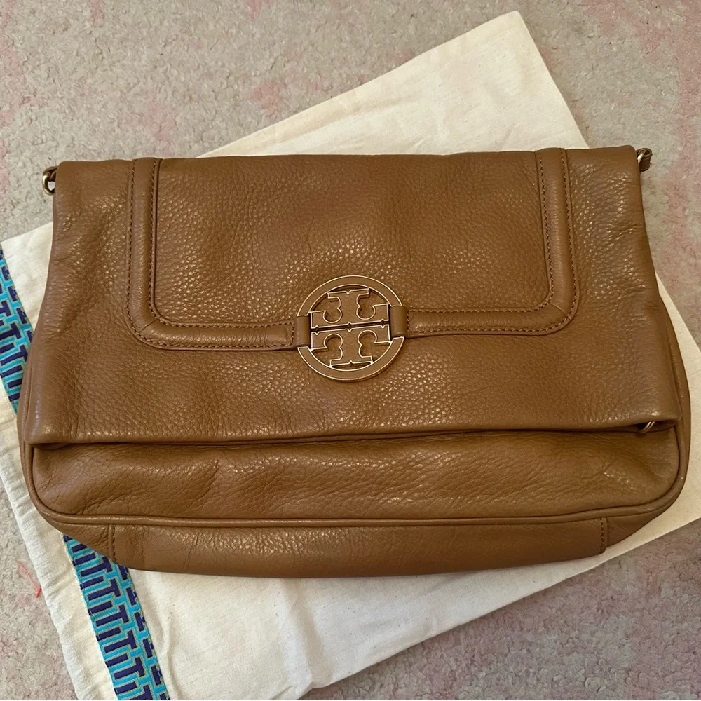 Tory Burch Brown Leather Crossbody Bag - Picture 2 of 4